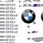 Emblema Original "X4" OEM 51147339428 para BMW F26 (X4). Apto para reposición o personalización.