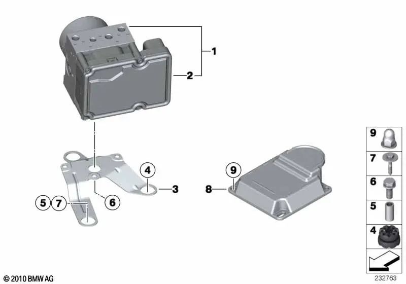 Unidad de Control ICM-QL para BMW F25 (OEM 34526860962). Original BMW.