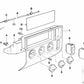 Interruptor para luneta trasera calefactable para BMW Serie 3 E36 (OEM 61318360454). Original BMW