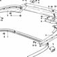 Rechte Halterung für BMW E24 (OEM 51121884892). Original BMW