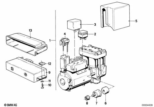 ABS control unit for BMW E24, E23 (OEM 34521154999). Original BMW.