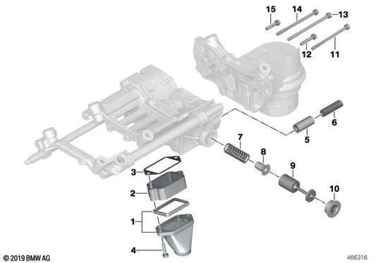 Ansaugstutzen für BMW 7er E65, E66 (OEM 11417540394). Original BMW.