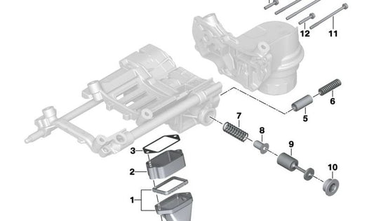 Kolben für BMW 5er E60, E61, 6er E63, E64, 7er E65, X5 E53, E70 (OEM 11417536265). Original BMW