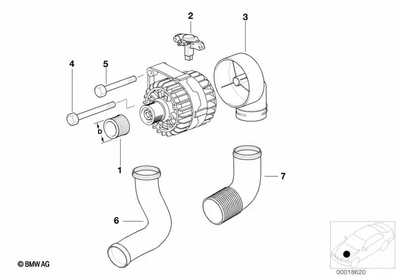 Regulador para BMW E36, E46, E39, E38, E31 (OEM 12311713491). Original BMW.