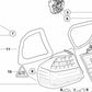 Junta de la luz trasera del portón derecho para BMW Serie 3 E90N (OEM 63217242148). Original BMW