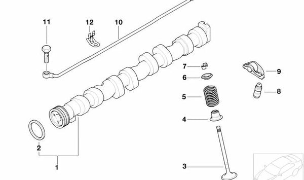 Tubería de aceite OEM 11121438757 para BMW E81, E82, E87, E88, E46, E90, E91, E92, E93, E60, E84, E83, E85. Original BMW.