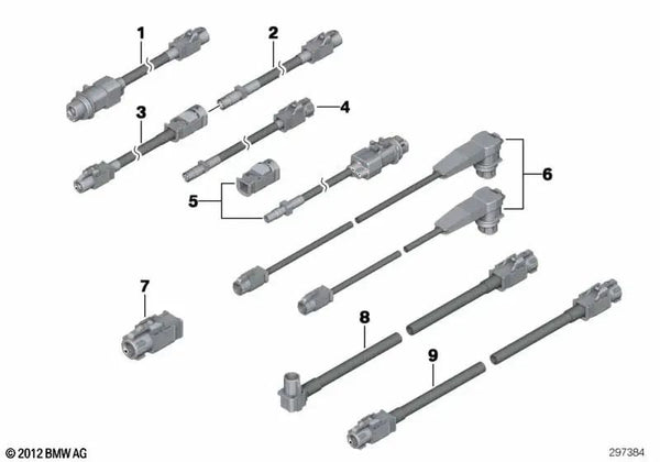 HSD - Conducción para BMW X5 E70, E70N (OEM 61119244249). Original BMW