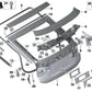 Soporte de matrícula para BMW E82, E88, F40, F52, F22, F23, F44, F45, F46, F87, G42, G87, U06, E90, E91, E92, E93, F30, F31, F34, F80, G20, G21, G80, F32, F33, F36, F82, F83, G22, G23, G82, G83, F07, F10, F90, G30, G60, F06, F12, F13, G32, F01, F02, G11,