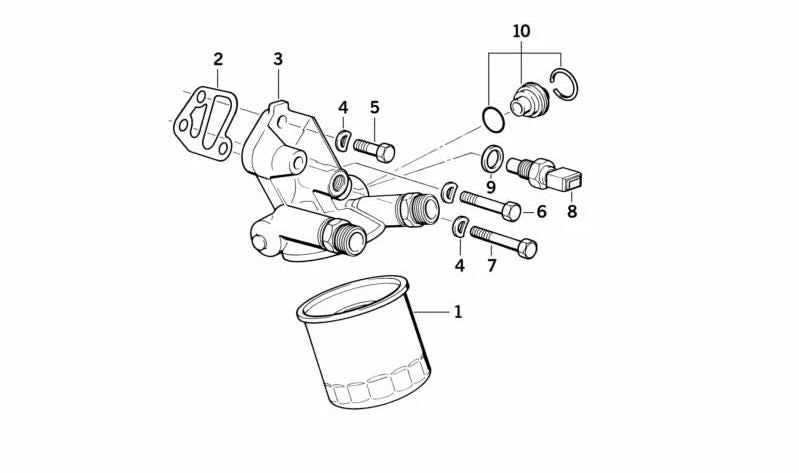 Junta sin amianto OEM 11421312607 para BMW E21, E30, E12, E28. Original BMW.