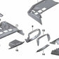 Lower right panel for BMW E90, E90N, E91, E91N, E92, E92N, E93, E93N (OEM 51457155192). Original BMW.