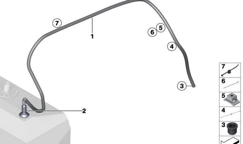 Guía para BMW E46, E39, E60, E61, E38, E83, E70 (OEM 61138369503). Original BMW.