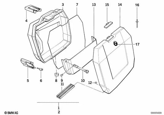 Cerradura para BMW F20, F21, F22, F23, F30, F31, F32, F33, F34, F35 (OEM 46542300041). Original BMW.