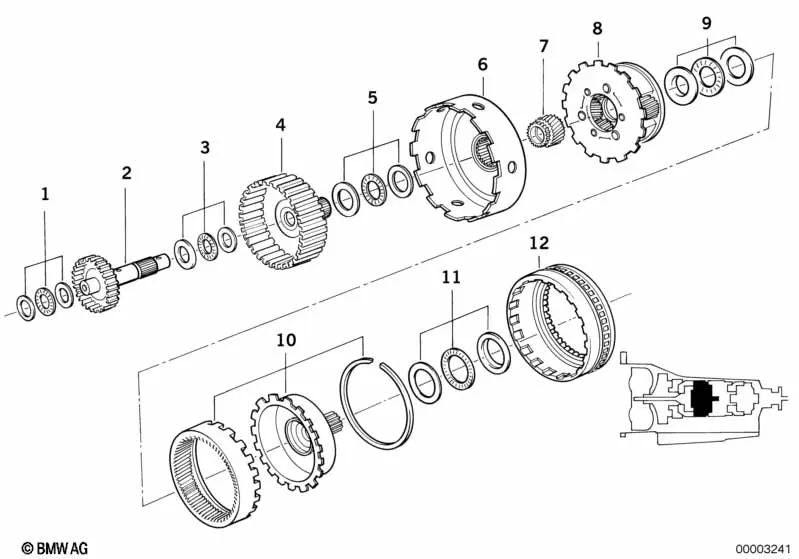 Stegtopf for BMW 3 Series E36, 5 Series E34, E39, 7 Series E32, E38 (OEM 24221422515). Genuine BMW.