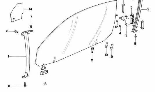 Base soporte OEM 51331888039 para BMW E24, E31, E32, E34, E36, Z3. Original BMW.