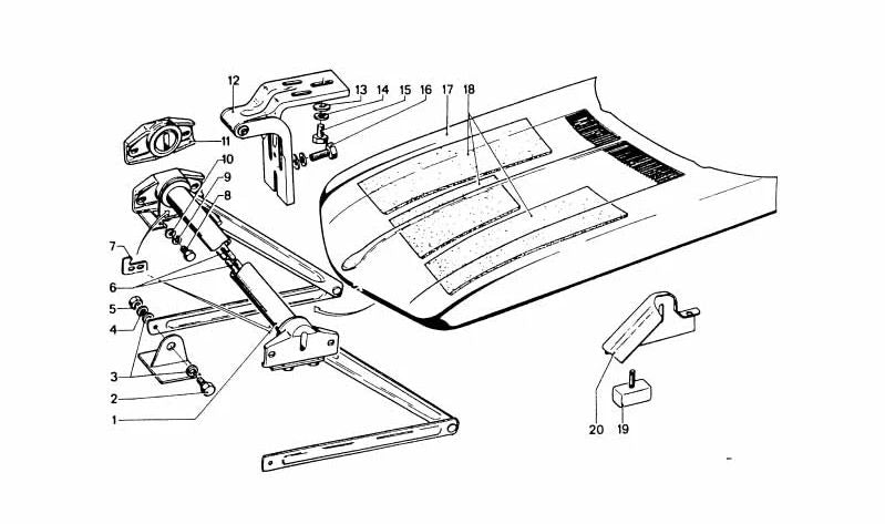 Aislante acústico OEM 51481805775 para BMW E30. Original BMW.