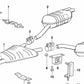 Abrazadera para BMW E31 (OEM 18211723132). Original BMW