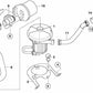 Tubería de succión para BMW E53 (OEM 11727510956). Original BMW.