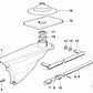 Bearing support for BMW 3 Series E30, 5 Series E12, E28, 6 Series E24, 7 Series E23 (OEM 25111202842). Genuine BMW