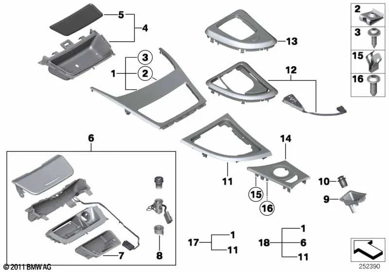 Plug Support for BMW 1 Series E81, E82, E87N, E88 (OEM 51169110458). Genuine BMW