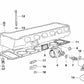 Jeu de planches cynianes sans amiante pour la série BMW 3 E36 (OEM 11121405282). BMW d'origine