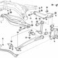 Querlenker für BMW 8er E31 (OEM 33321138015). Original BMW.