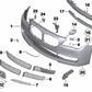 Rejilla Decorativa Central para BMW F01, F02, F04 (OEM 51118050293). Original BMW