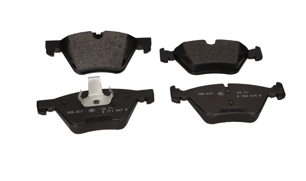 Juego de reparación pastillas de freno sin amianto para BMW Serie 3 E90, E91, E92, E93, X1 E84, Z4 E89 (OEM 34116771868). Original BMW.