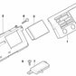 Botón de control para monitor de radio OEM 65528384684 para BMW E46, E53, E38, E39, E83, E85. Original BMW.