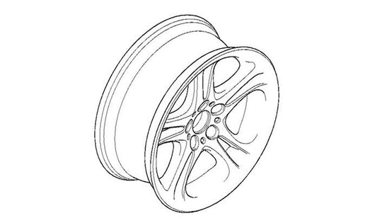 Llantas de Aluminio Classic Doppelspeiche 59 para BMW E52 (OEM 36111096198). Original BMW