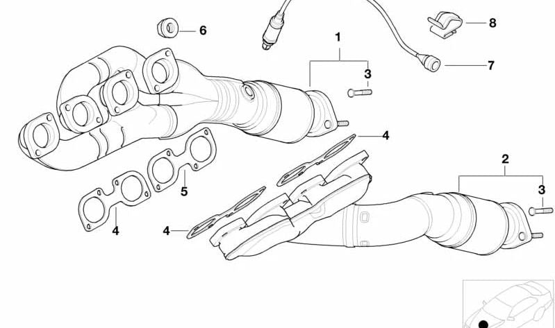 Cable clamp for BMW 3 Series E30, 5 Series E39, 7 Series E38 (OEM 12511308921). Original BMW