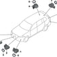 Sensor de aparcamiento por ultrasonidos OEM 66205A17964 color gris sofisticado para BMW G05, F95, G06, F96, G07, I20. Original BMW.