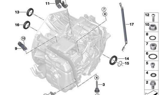 Sensor de velocidade OEM 24628627855 para BMW F52, F45, F46, F48, F49, F39, I12, I15, F55, F56, F57, F54, F60. BMW original