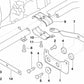 Abrazadera inferior OEM 18201440289 para BMW E46, E83. Original BMW