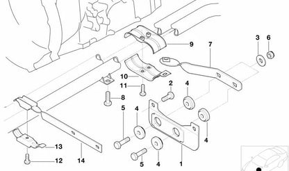 Untere Klemme OEM 18201440289 für BMW E46, E83. Original BMW