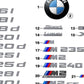 Emblema adherido posterior para BMW F87, F87N Serie 2 (OEM 51128062191). Original BMW