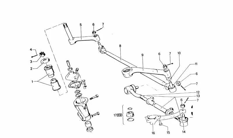 OEM Corona Nut 07119923465 per BMW E30, E32, E34, E36, E38, E39, E46, E53, E60, E63, E65, E83, E85, E86, E87, E90, E91, E92, E93. BMW originale.