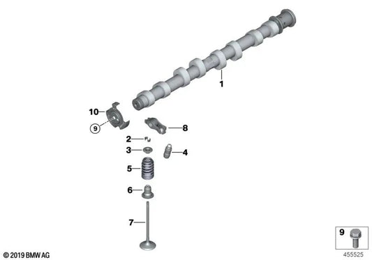 Arbre à cames d'admission pour la série BMW 1 F20N, F21N, F52 et série 2 F22, F23, F45, F46, 3 Série F30N, F31N, F34N, F35N (OEM 11318618192). BMW d'origine.