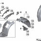 Paso de Paso Suporte de suspensão OEM 51717127352 para BMW E81, E82, E87, E88, E90, E91, E92, E93, E84. BMW original.