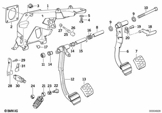 Topes para BMW Serie 5 E34, Serie 7 E32, Serie 8 E31 (OEM 35211158114). Original BMW.