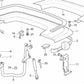 Roof compartment seal for BMW 3 Series E36 (OEM 51718132674). Original BMW.