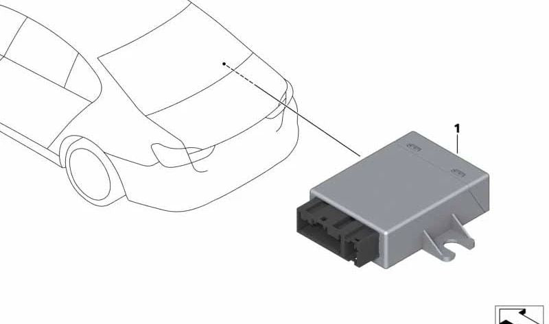 Unidad de Control de Seguridad para BMW Serie 3 G20, G21, Serie 5 G30N, G31N, Serie 7 G11N, G12N, X5 G05 (OEM 61357884631). Original BMW