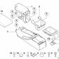 Armlehne aus Kunstleder für BMW 3er E46 (OEM 51168248546). Original BMW