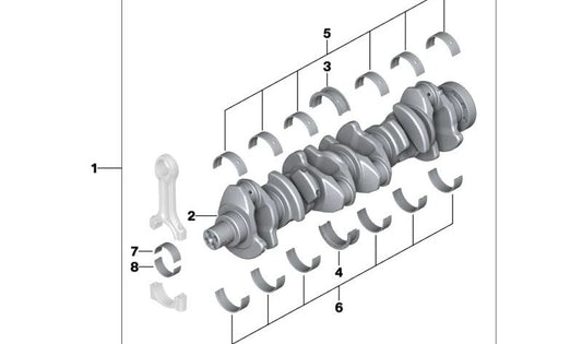 Grüne Buchse für BMW 3er E90, E91, E92, E93, 5er E60, E61, 6er E63N, E64N, 7er E65, E66, X3 E83, X5 E70, X6 E71 (OEM 11217810423). Original BMW.