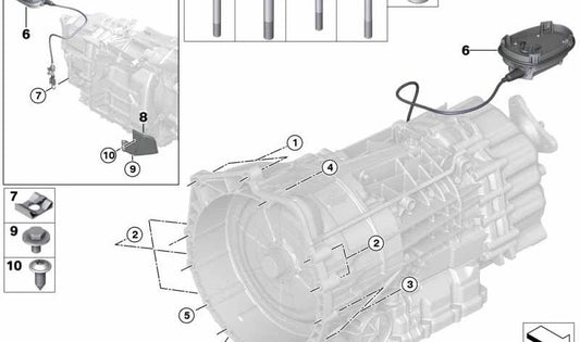 Flanschkopfschraube für BMW 2er F87, F87N, 3er E92, E93, F80, 4er F82, F83, Z4 E89 (OEM 07146958886). Original BMW