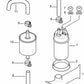 Manguera de combustible OEM 16121180040 para BMW E34, E32, E31. Original BMW.