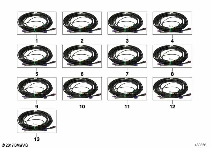 Módulo de Reparación Cámara Night Vision para BMW X5 F15, F85 X6 F16, F86 (OEM 61119322270). Original BMW