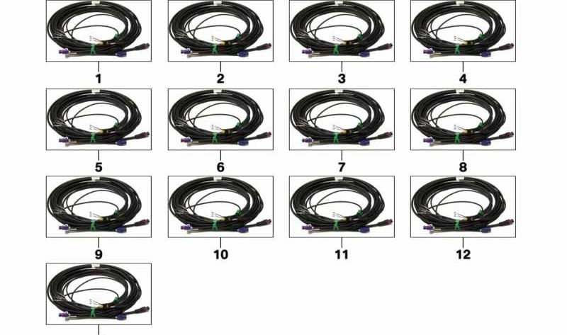 Módulo de Reparación Cámara de Reversa para BMW F15, F85, F16, F86 (OEM 61119322282). Original BMW