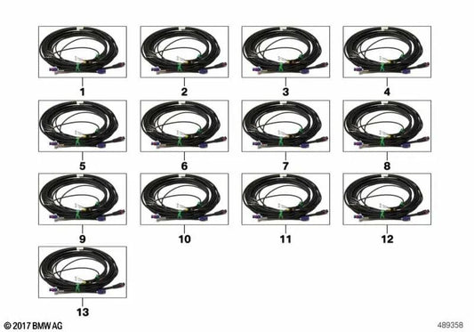 Módulo de Reparación Cámara Night Vision para BMW X5 F15, F85 X6 F16, F86 (OEM 61119323101). Original BMW.