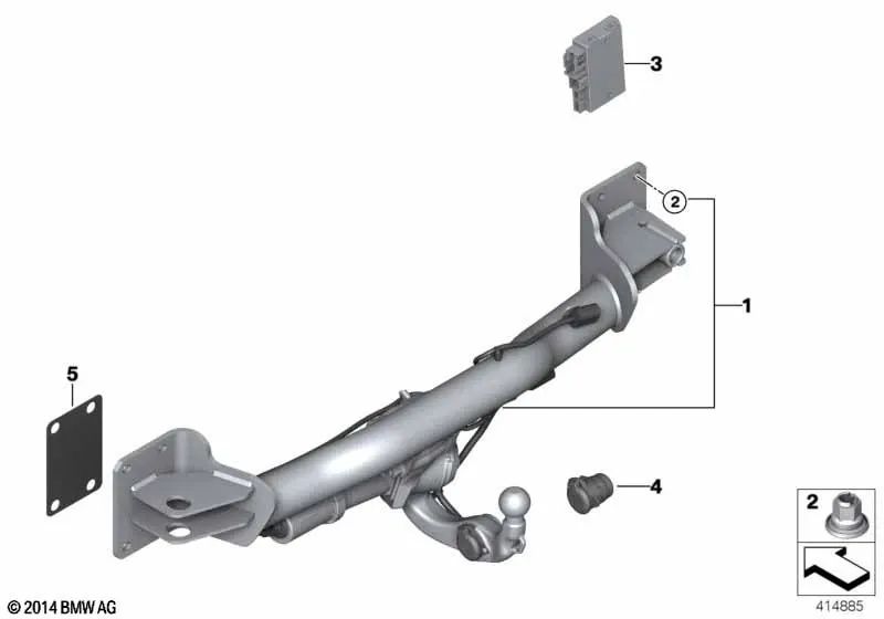 Kit de reparación de enchufe para BMW X5 E70, F15, F85, X6 F16, F86 (OEM 71606875017). Original BMW.