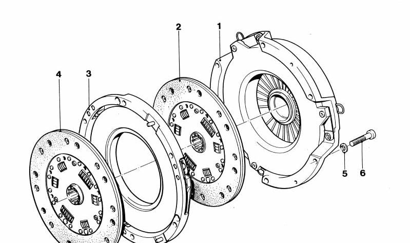 Drag Fritch OEM 21211207014 per BMW E30, E34, E36, Z3. BMW originale.